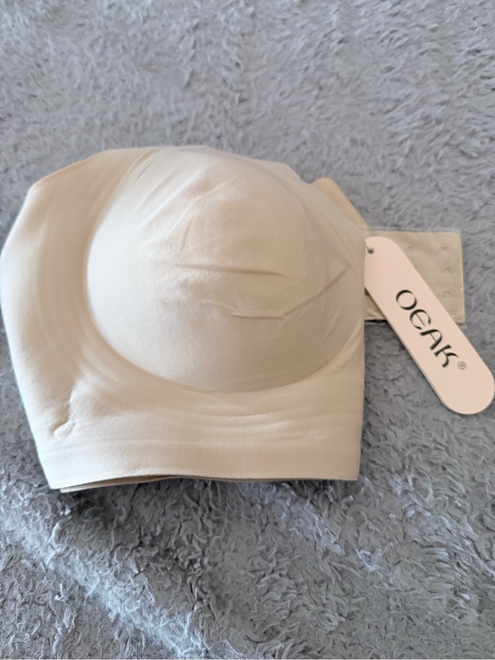 OEAK Cream Seamless Jelly Bra - Wireless Comfort